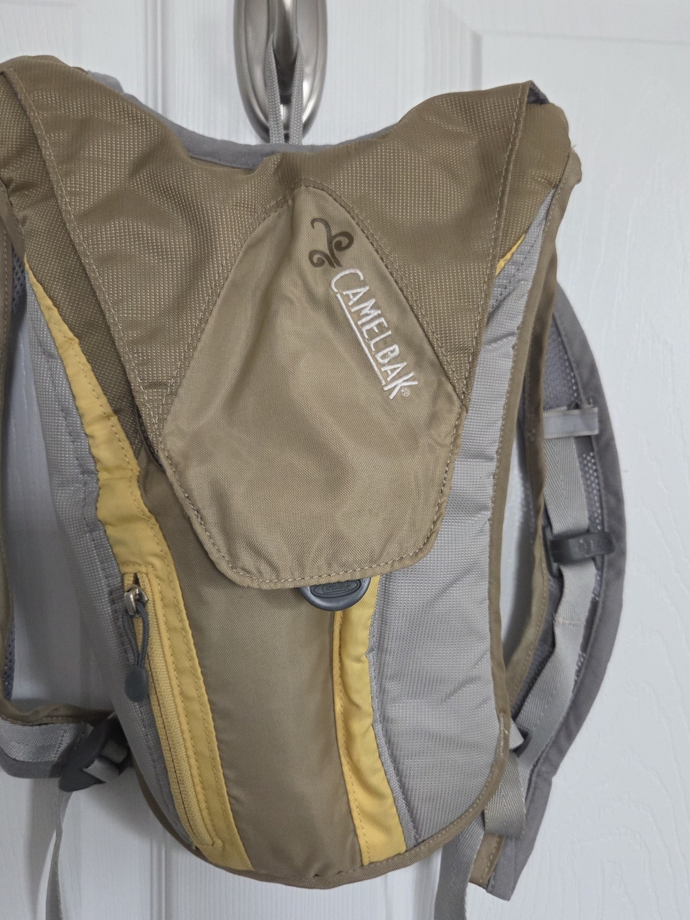 CamelBak Hydration Backpack in Tan and Yellow